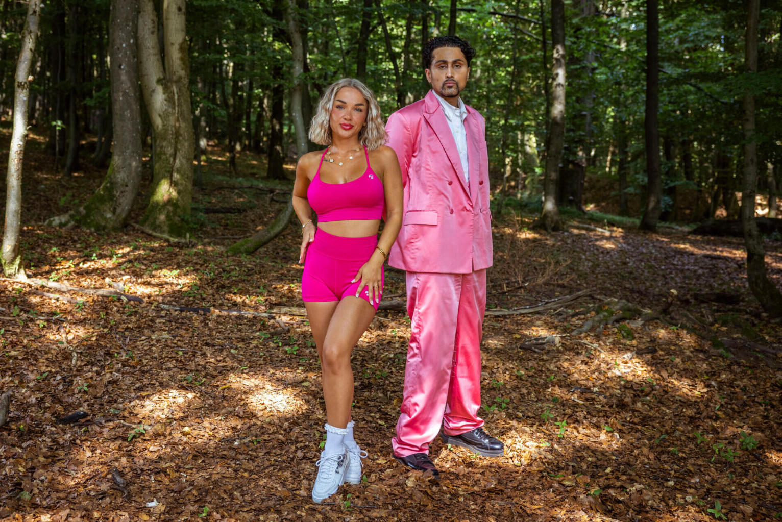 Samuel Sohebi Couple Challenge RTLZWEI 2026 Samuel Sohebi and Emmy Russ on RTLZWEI show Couple Challenge 2026