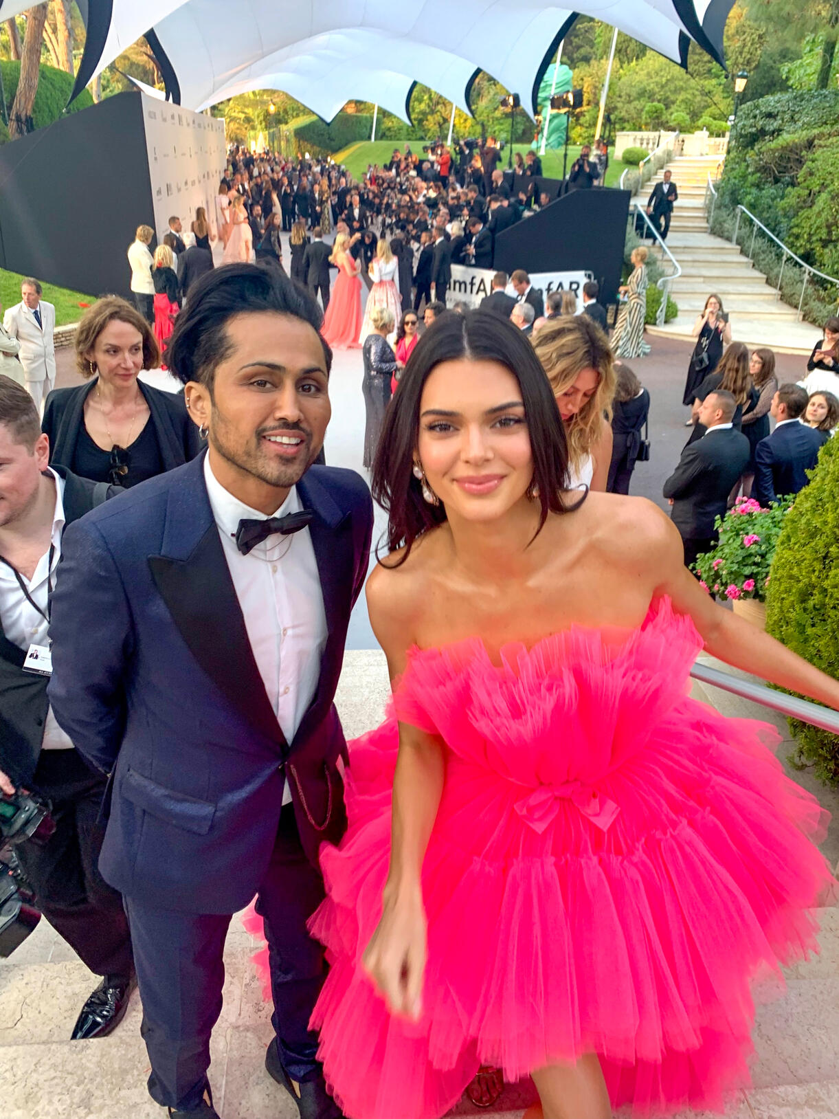 CANNES, FRANCE - MAY 25: Kendall Jenner & Samuel Sohebi attending the amfAR Cannes Gala 2019 at Hotel du Cap-Eden-Roc on May 23, 2019 in Cap d'Antibes, France. (Photo by Toni Anne Barson/FilmMagic)